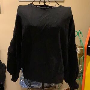 DO+BE Black Cowl Neck Sweater